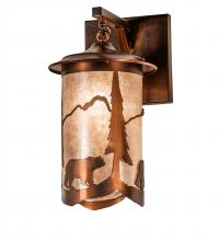  230734 - 8" Wide Fulton Lone Bear Wall Sconce