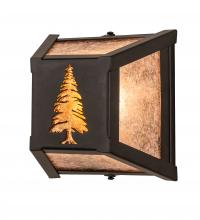  244758 - 7" Square Tall Pines Wall Sconce