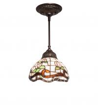  248596 - 7" Wide Roseborder Mini Pendant