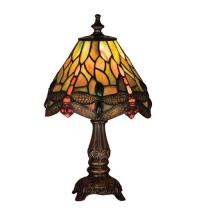  26613 - 11.5"H Tiffany Hanginghead Dragonfly Mini Lamp