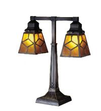  27879 - 20" High Diamond Craftsman 2 Arm Desk Lamp