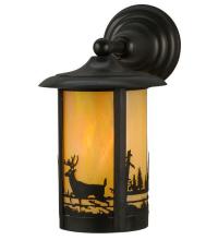  32203 - 7.5"W Fulton Deer Creek Solid Mount Wall Sconce