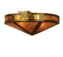  67990 - 16" Wide Lone Bear Wall Sconce