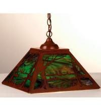  76320 - 16"Sq Quiet Pond Pendant