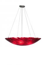  99540 - 30"W Pomodoro Caldo Fused Glass Inverted Pendant