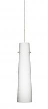  1BC-567407-HAL-SN - Besa Camino Pendant Satin Nickel Opal Matte 1x40W Halogen