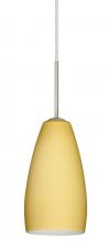  1BT-1509VM-MED-SN - Besa Chrissy Pendant Satin Nickel Vanilla Matte 1x50W B10 Medium Base