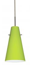  1JC-412435-BR - Besa Cierro Pendant Bronze Chartreuse 1x100W Medium Base