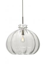  1JC-464588-BR - Besa Pendant Pinta 12 Clear Bronze 1x100W Medium Base