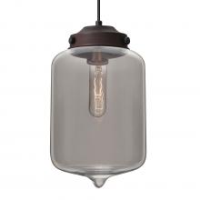  1JC-OLINSM-BR - Besa Olin Pendant Bronze Smoke 1x60W Medium Base T10