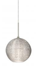  1JT-4616GL-LED-SN - Besa Kristall 8 Pendant Satin Nickel Glitter 1x9W LED