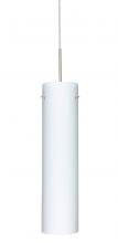  1JT-722407-LED-SN - Besa Stilo 16 LED Pendant 1Jt Opal Matte Satin Nickel 1x9W LED