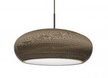  1JT-VENUS-LED-BR - Besa, Venus Cord Pendant, Bronze Finish, 1x9W LED