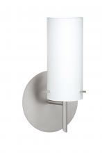  1SW-440307-LED-SN - Besa Wall Copa 3 Satin Nickel Opal Matte 1x5W LED