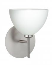  1SW-467907-LED-SN - Besa Wall Brella Satin Nickel White 1x5W LED