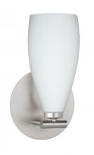  1SX-719807-LED-SN - Besa Wall Karli Satin Nickel Opal Matte 1x5W LED