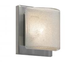  1WS-7873GL-LED-SN - Besa Wall Paolo Satin Nickel Glitter 1x50W G9