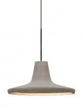  1XC-MODUSTN-LED-BR - Besa Modus Cord Pendant, Tan, Bronze Finish, 1x9W LED