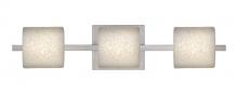  3WS-7873ST-LED-SN - Besa Wall Paolo Satin Nickel Stucco 3x50W G9