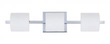  3WS-787307-LED-CR - Besa Wall Paolo Chrome Opal Matte 3x50W G9