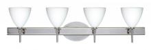  4SW-177907-LED-CR - Besa Wall Mia Chrome Opal Matte 4x5W LED