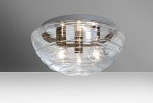  906361C - Besa Ceiling Wave 15 Clear 3x60W Medium Base