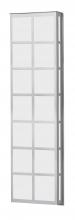  BREE38-WA-SL - Besa Outdoor Bree 38 Silver White Acrylic 3x60W B10