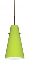  J-412435-LED-BR - Besa Cierro Pendant For Multiport Canopy Bronze Chartreuse 1x9W LED