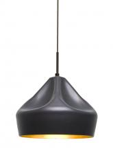  J-LOTUS-LED-BR - Besa Lotus Pendant For Multiport Canopy, Bronze Finish, 1x9W LED