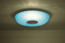 Besa Lighting SPIRA10BLC-LED-BR - Besa, Spira 10 Ceiling, Coral Blue, Bronze, 1x10W LED