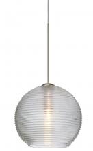  X-461500-SN - Besa Pendant For Multiport Canopy Kristall 6 Satin Nickel Clear 1x35W Halogen