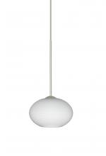 Besa Lighting X-561207-LED-SN - Besa Pendant For Multiport Canopy Lasso Satin Nickel Opal Matte 1x5W LED