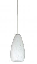  X-719819-LED-SN - Besa Pendant For Multiport Canopy Karli Satin Nickel Carrera 1x5W LED