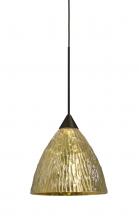  X-EVEGS-BR - Besa, Eve Cord Pendant For Multiport Canopies, Stone Gold Foil, Bronze Finish, 1x50W