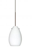  XP-171307-BR - Besa Pendant Pera 6 Bronze Opal Matte 1x50W Halogen