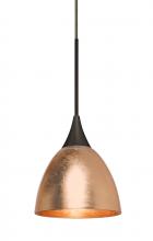  XP-1758CF-BR - Besa Divi Pendant, Copper Foil, Bronze, 1x50W Halogen