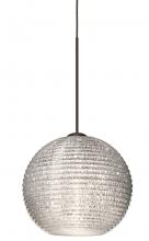  XP-4615GL-BR - Besa Pendant Kristall 6 Bronze Glitter 1x35W Halogen