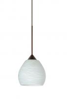  XP-560560-BR - Besa Pendant Tay Tay Bronze Cocoon 1x50W Halogen