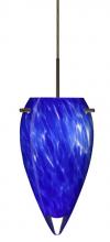  1JT-412586-BR - Besa Juli Pendant Bronze Blue Cloud 1x100W Medium Base