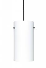  1VC-412007-BK - Besa Pendant Tondo 12 Black Opal Matte 1x150W A21