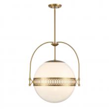  7-6407-3-322 - Thornhill 3-Light Pendant in Warm Brass