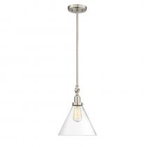  7-9132-1-SN - Drake 1-Light Pendant in Satin Nickel