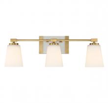  8-6901-3-322 - Darby 3-Light Bathroom Vanity Light in Warm Brass