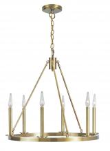  6525-AG-NG - Martin Chandelier - Bronze