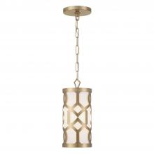  2260-AG - Libby Langdon Jennings 1 Light Aged Brass Mini Pendant