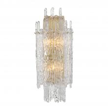  ACK-923-AG - Libby Langdon Ackerly 3 Light Aged Brass Sconce