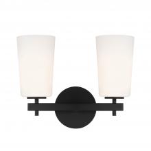  COL-102-BK - Colton 2 Light Black Sconce