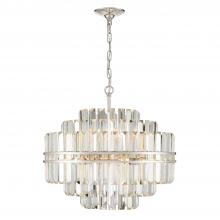  HAY-1405-PN - Hayes 12 Light Polished Nickel Chandelier