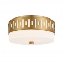  KEA-B8200-VG - Keaton 2 Light Vibrant Gold Flush Mount