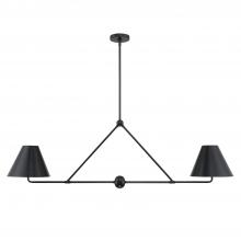  XAV-B9307-MK - Xavier 4 Light Matte Black Chandelier